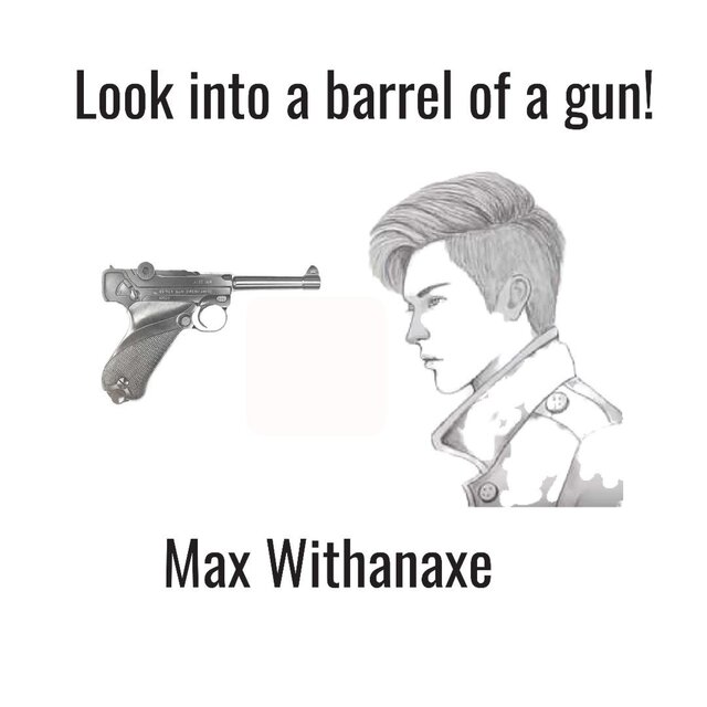 Look into a barrel of a gun