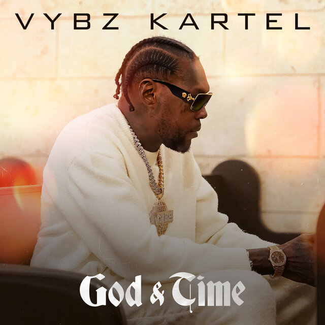 Cover art for album God and Time by Vybz Kartel