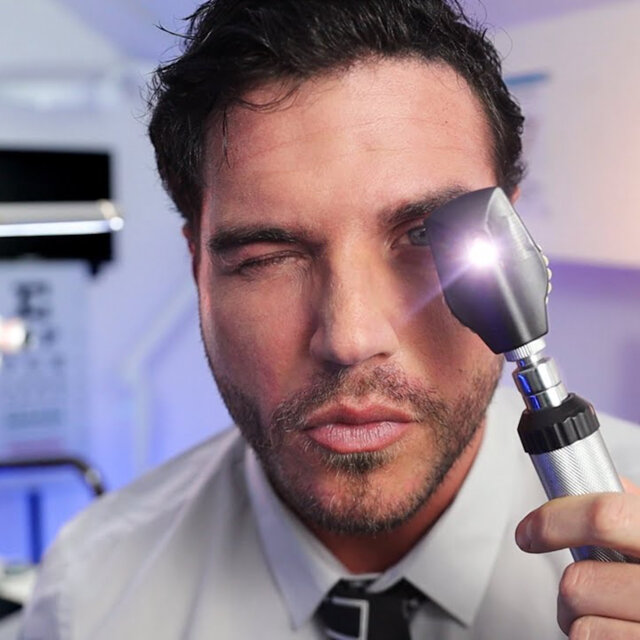 ASMR Dark Room OPTICAL EXAM (Eye Doctor Roleplay)