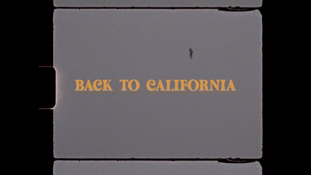 Back to California