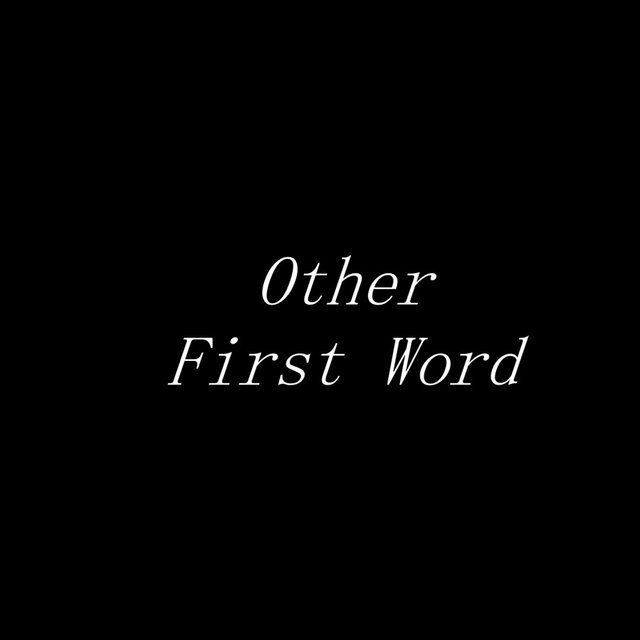 First Word