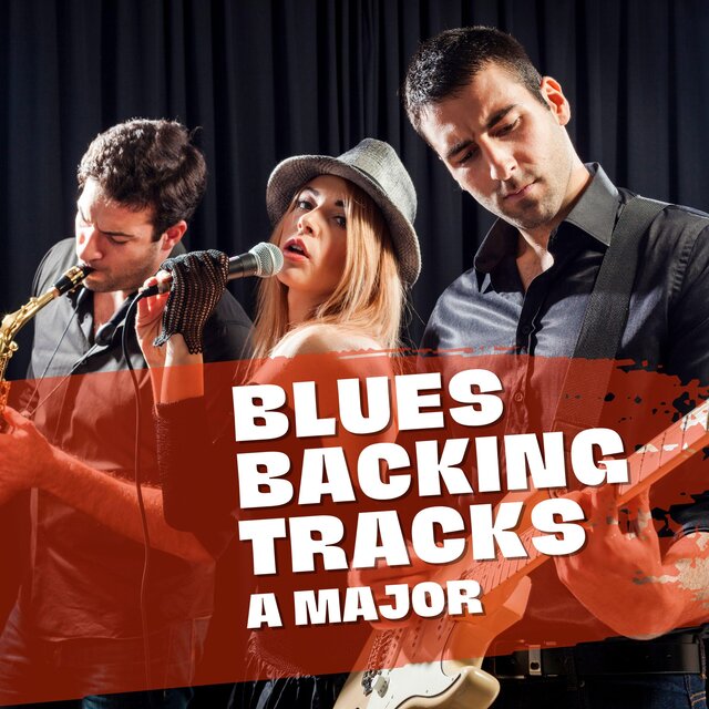 A Major Blues Backing Tracks, Loopable No Fade, 100 to 150 BPM