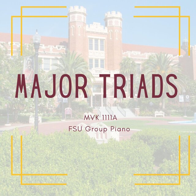 Major Triads MVK1111 Group Piano