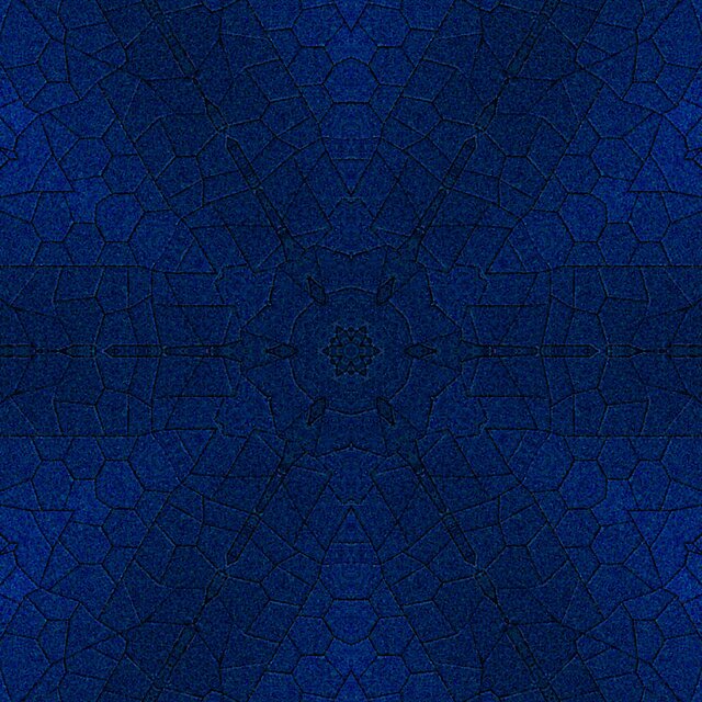Bleu pyramide