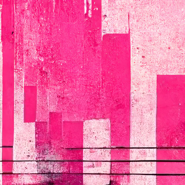 Columns of Grunge Pink