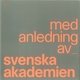 Cover art for album Med Anledning Av by Svenska Akademien
