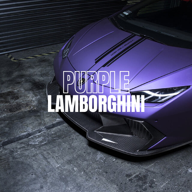 Purple Lamborghini