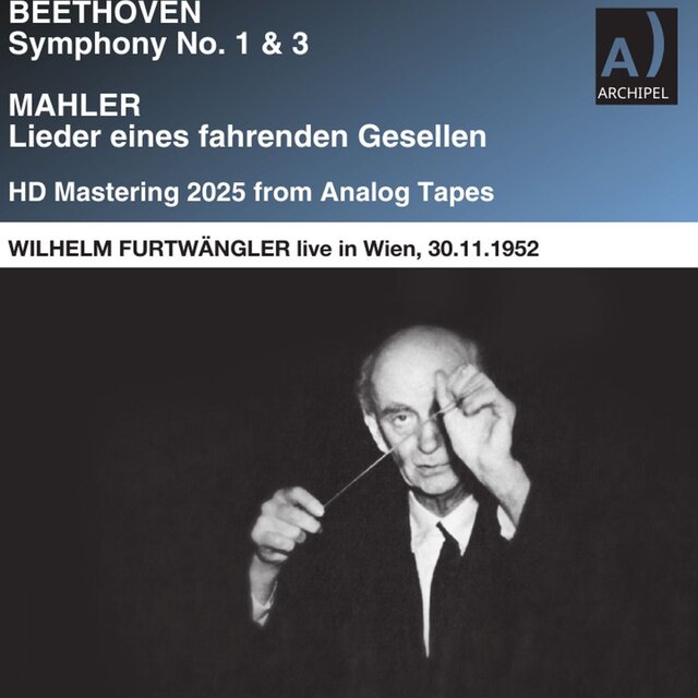 Furtwängler in Vienna Beethoven / Mahler complete concerto 30.11.1952 (Live)