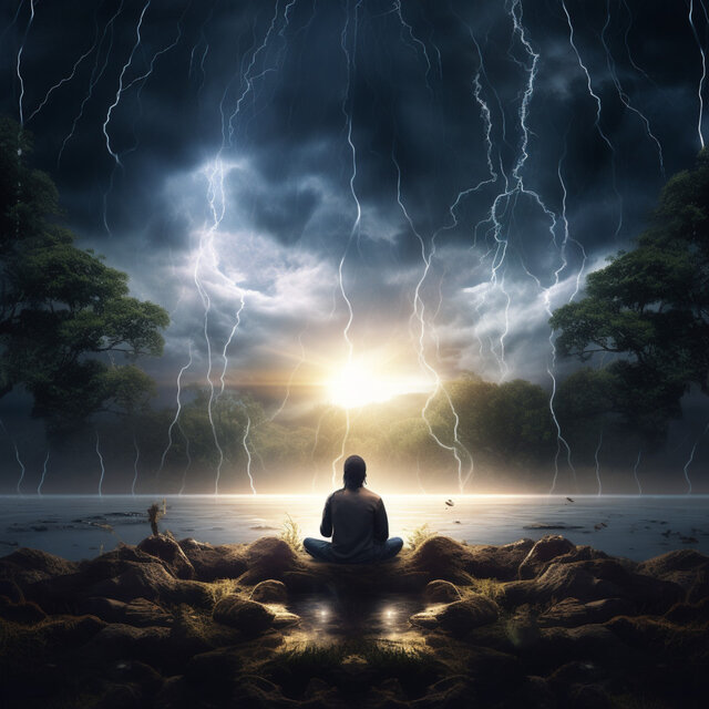 Meditation Under Thunder: Vibrations of Focus