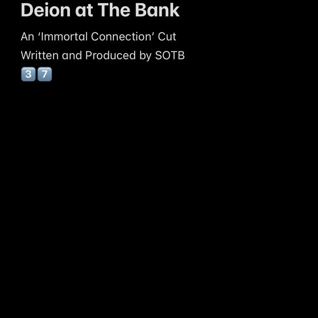 Deion at The Bank