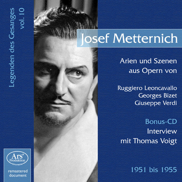 Legenden des Gesanges, Vol. 10: Josef Metternich (1951-1955)