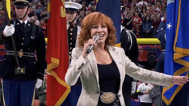 The Star Spangled Banner at Super Bowl LVIII (Behind The Scenes)