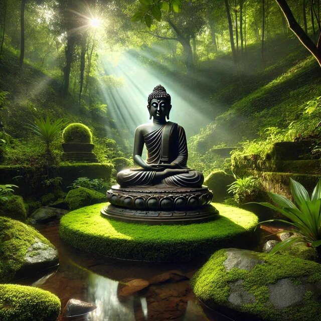 La nature du Bouddha: Ambiance méditative paisible