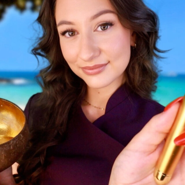 ASMR Relaxing Facial Treatment On The Beach