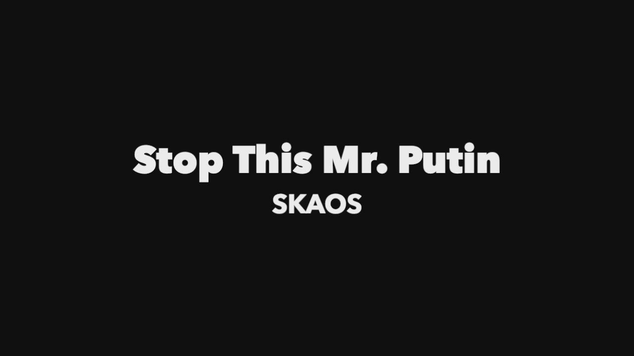 Stop This Mr. Putin