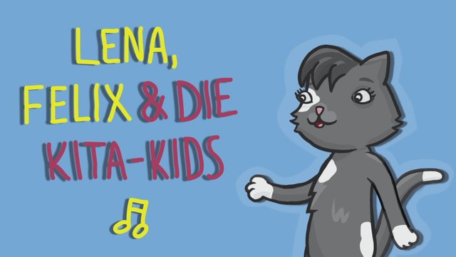 Die Katze tanzt allein, tanzt allein auf einem Bein