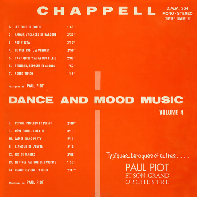 DMM 304: Dance And Mood Music, Vol. 4