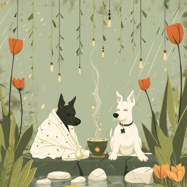 De Stille Roep van de Honden: Spa-ontspanning in de Stilte