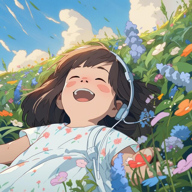 舞い散る小さな花びら