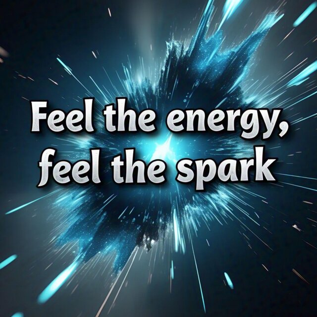 Feel the energy, feel the spark