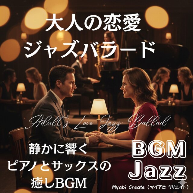 大人の恋愛ジャズバラード - 静かに響くピアノとサックスの癒しBGM Jazz 作業用 勉強用 店舗用 睡眠用