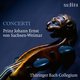 Cover art for album Prinz Johann Ernst von Sachsen-Weimar: Concerti by Thüringer Bach Collegium
