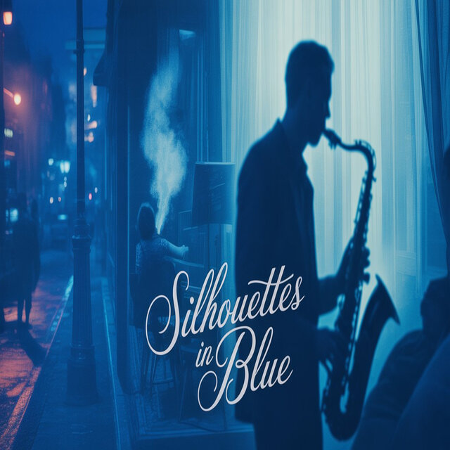 Silhouettes in Blue