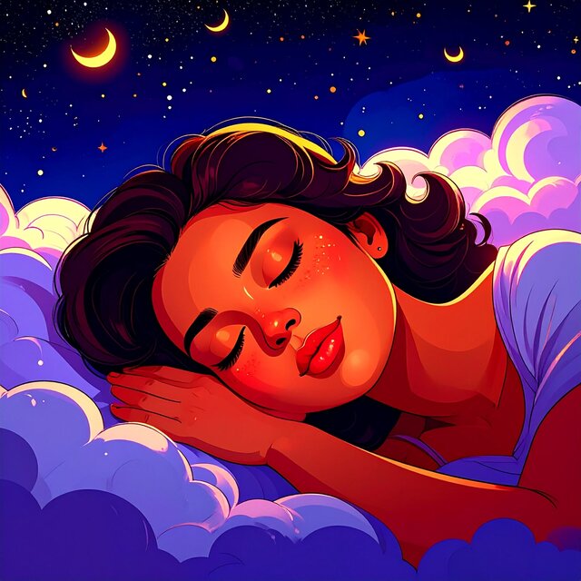 Paisajes De Sueños De Calma Nocturna Y Ecos Suaves