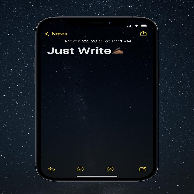 Just Write