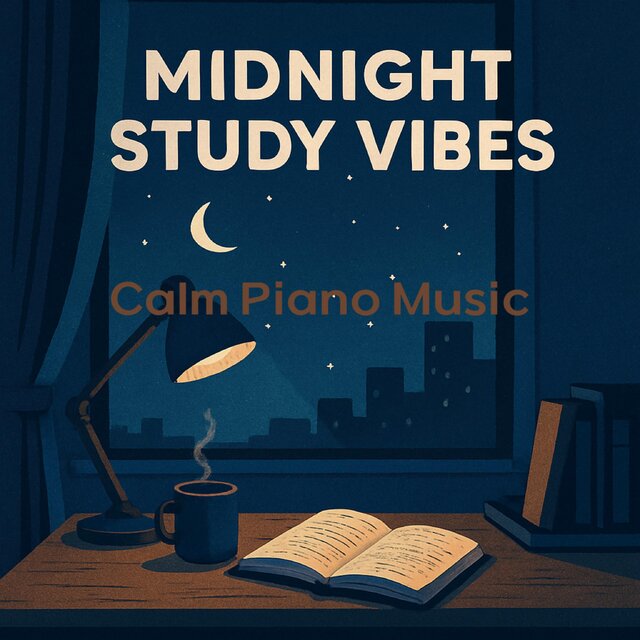 Midnight Study Vibes (Calm Piano Music)