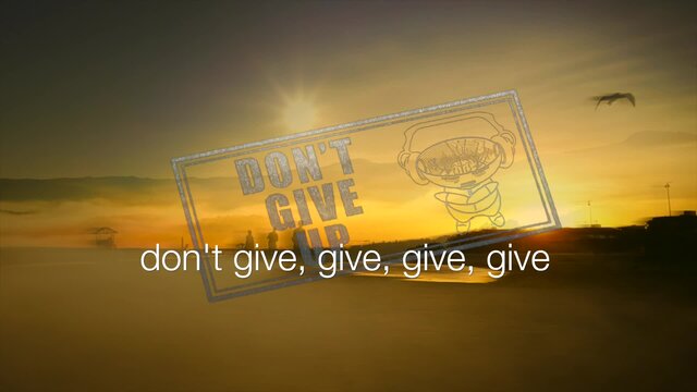 Don't Give Up (Lyric Video)