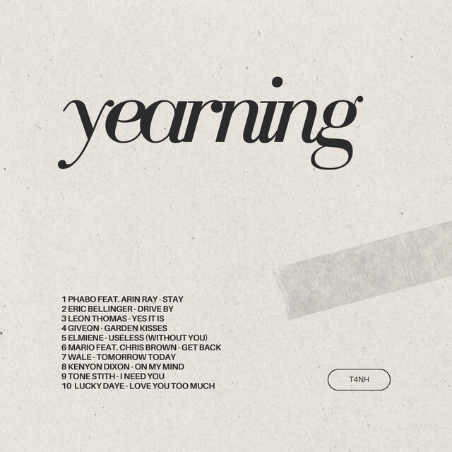 Cover art for album yearning by User