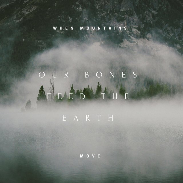 Our Bones Feed the Earth
