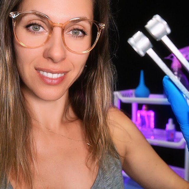 ASMR Deep Ear Cleaning & Otoscope Exam