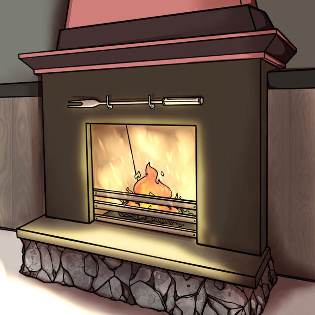 evening fire