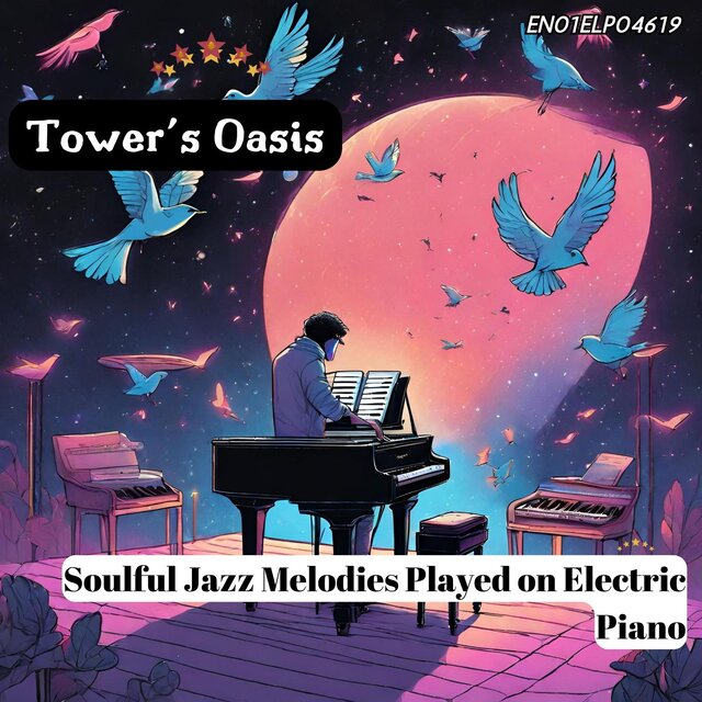 Tower's Oasis: Soulful Jazz Melodies Played on Electric Piano