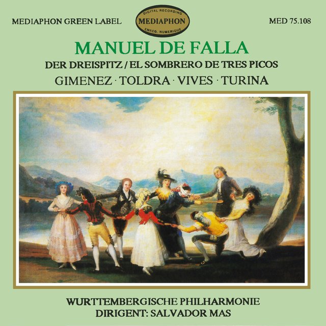 De Falla: The Three Cornered Hat & works by Gimenez, Toldra, Vives & Turina