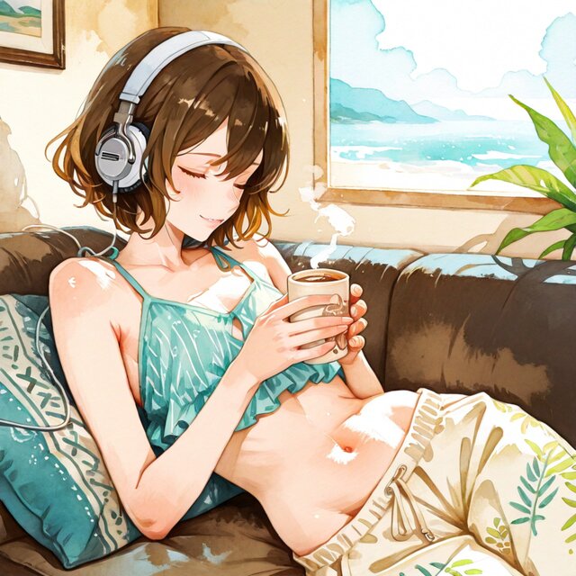 The Light of the Vending Machine and the Night : Sunny Day Lo-Fi