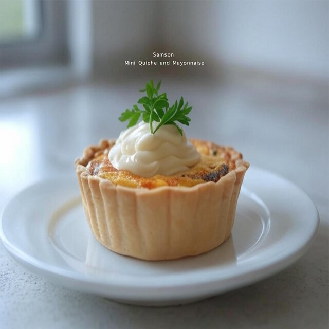 Mini Quiche and Mayonnaise