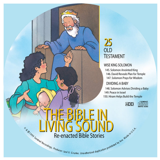 25. Wise King Solomon/Dividing A Baby