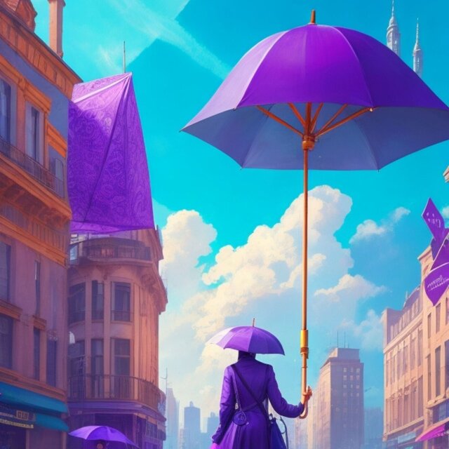 Purple Umbrella