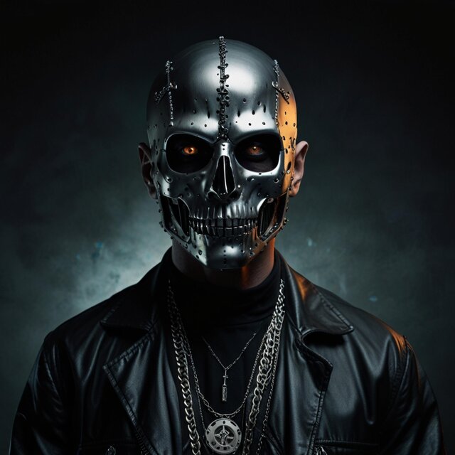 Mask of iron lies below