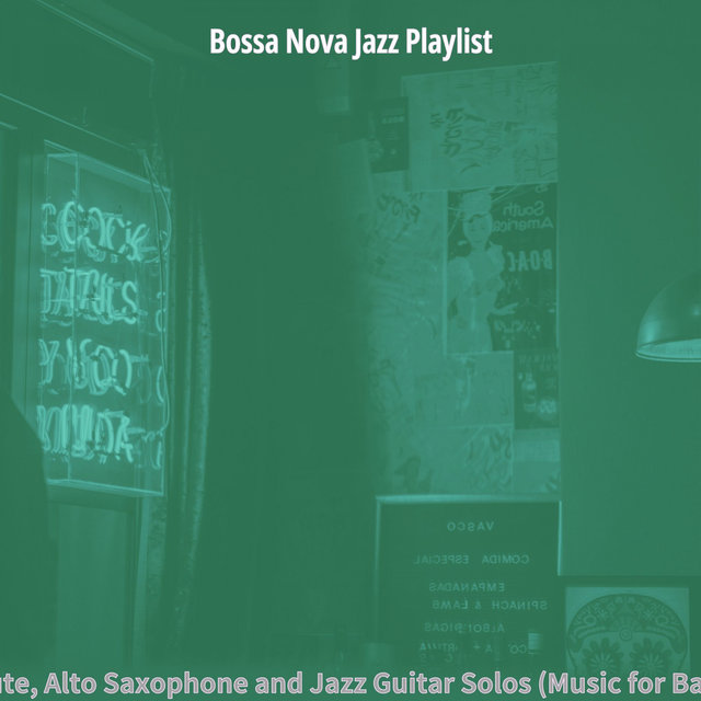 Flute, Alto Saxophone and Jazz Guitar Solos (Music for Bars)