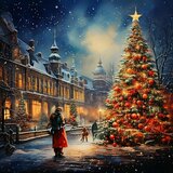 Christmas Eve Lights and Harmony