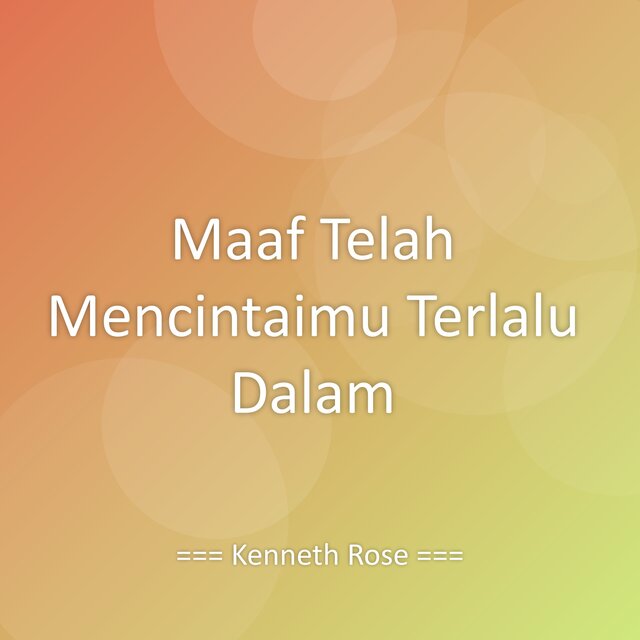 Maaf Telah Mencintaimu Terlalu Dalam