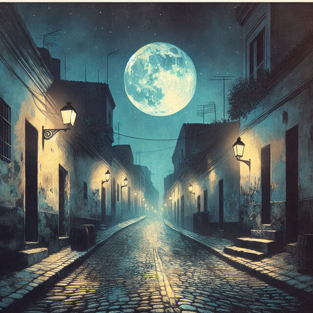 bajo la luna