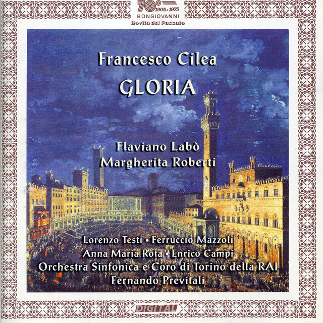 Cilea: Gloria (1932 version)