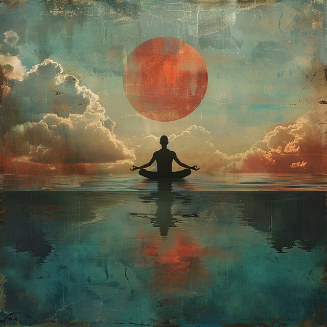 Creek's Reflective Harmony: Meditation Soundscapes