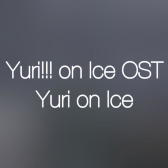 Cover art for album Yuri!!! on ICE Original Soundtrack - Yuri on ICE by Theishter