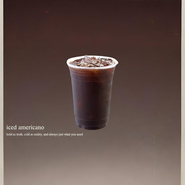 iced americano.